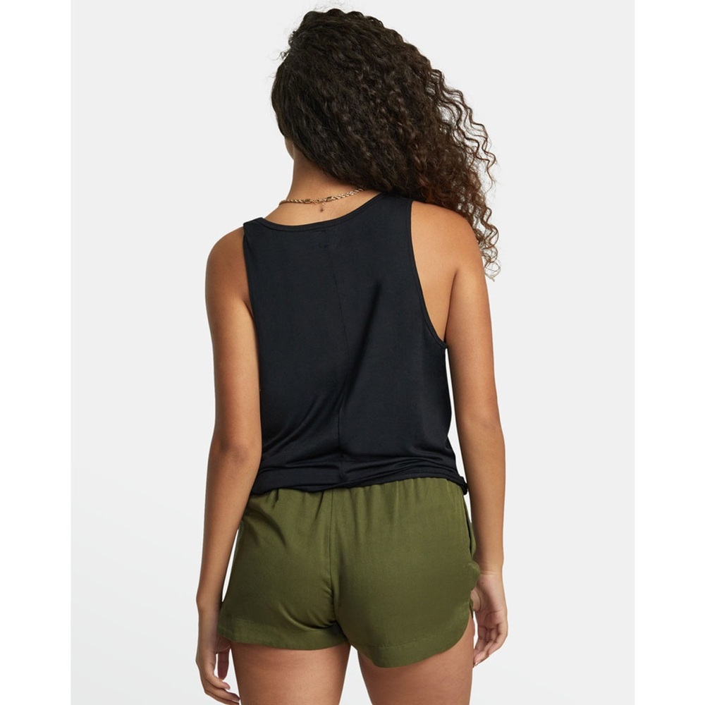 ✨ RVCA Like New Yume Elastic Shorts in Dark Olive ✨ - Picture 2 of 4